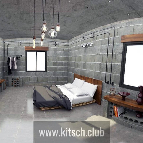 Стиль брутализм в дизайне интерьера