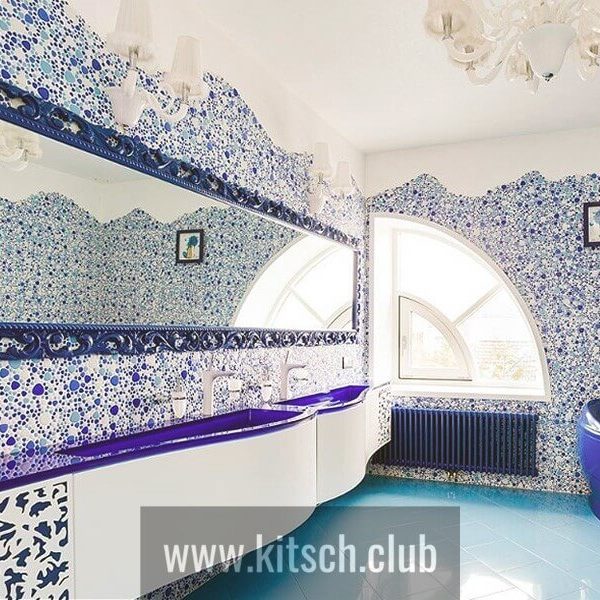 Стиль гжель в дизайне интерьера