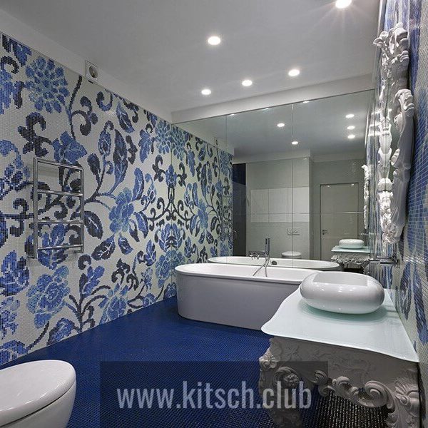 Стиль гжель в дизайне интерьера