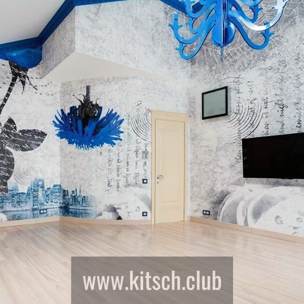 Стиль гжель в дизайне интерьера